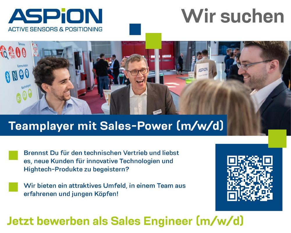 Sales Engineer / Technischer Vertriebsingenieur (m/w/d) (Vollzeit | Karlsruhe)
